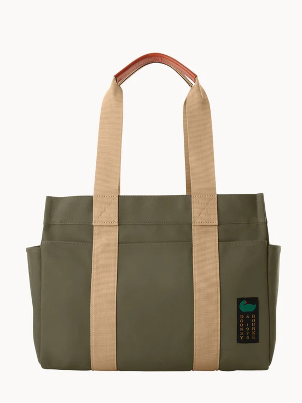 Dooney & Bourke Olive Large Tote canvas